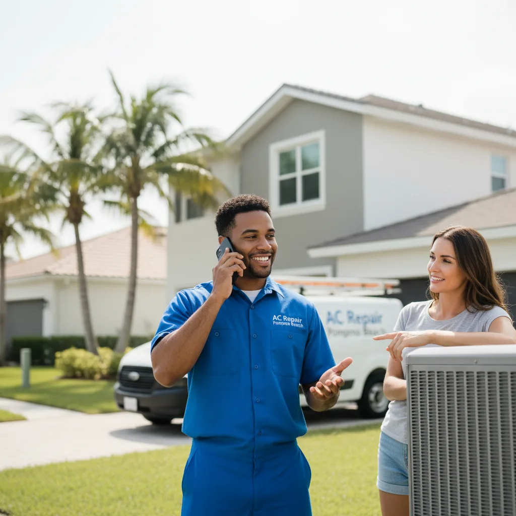 AC Repair Pompano Beach customer support in Capitan